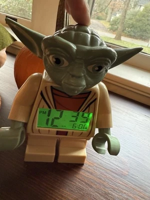 LEGO STAR WARS YODA Minifigura Reloj Despertador Digital Batería 2010 Probado Funciona 7" Foto 1 de 4