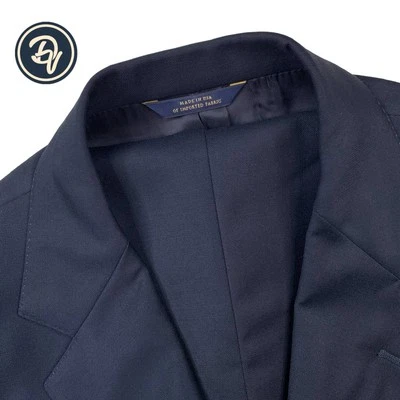 MInt! 43 L Brooks Brothers Fitzgerald Fit Solid Navy Blue Wool Suit Made USA - Image 1 of 4