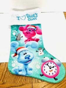 Nickelodeon 2021 Blues Clues Weihnachtsstrumpf 20 Zoll Velour - Bild 1 von 9