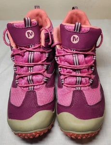 Merrell M-Cham Sz 5M Waterproof Sneakers Hiking Shoes Girl's Pink - Picture 1 of 8