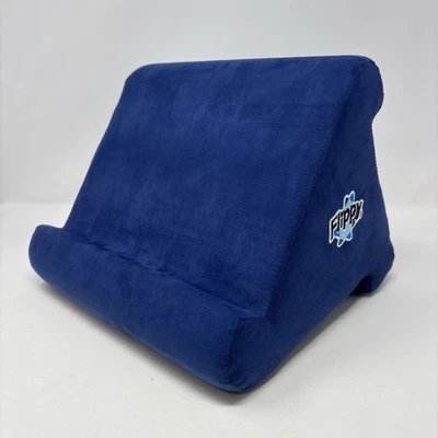 Flippy Pillow Tablet Original Blue iPad EReader Audio Book Stand Plush Lap Easel - Image 1 of 4