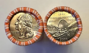 2 Rolls 2003-D Missouri Quarters Bank Wrapped - See Description - Picture 1 of 4