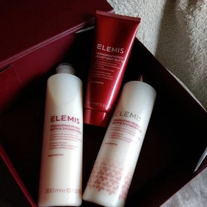 ELEMIS FRANGIPANI MONOI trio set 300ml x 2 + 100ml body butter in gift box - Picture 1 of 13