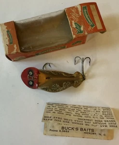 Vintage Bucks Baits Buck Perry Spoonplug Spoon Angelköder New Old Stock - Bild 1 von 6