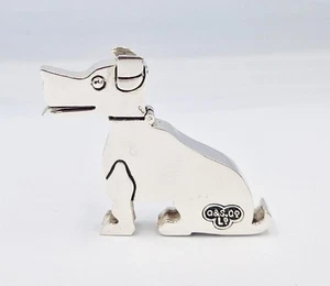 NOVITÀ ASTUCCIO VESTA CANE/TERRIER PLACCATO ARGENTO XX secolo - Foto 1 di 6