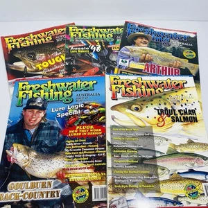 Freshwater Fishing Magazines X 5 No 41,42,43,44,45 - 2000s -AUSTRALIA - Picture 1 of 21