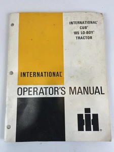 International Cub 185 Lo-Boy Tractor Operators Manual Owners Book Maintenance - Picture 1 of 6