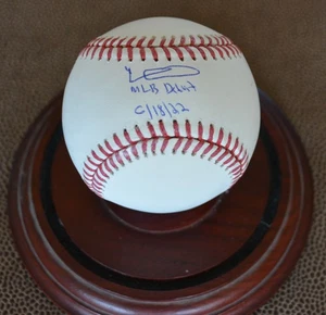 Riley Greene Detroit Tigers Autographed MLB Baseball "MLB Debut" MLB Authenticat - Picture 1 of 2