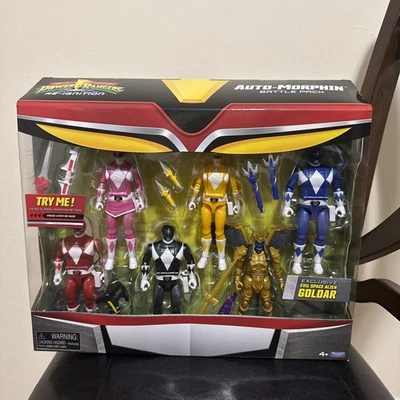 Playmates Mighty Morphin Power Rangers Re-Ignition Auto-Morphin Battle Pack - Image 1 of 4