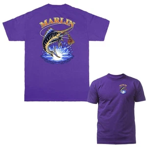 Marlin Madness Open Water Battle Angeln Outdoor Sport T-Shirt - Bild 1 von 17