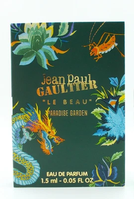 Nuevo y Auténtico JPG "LE BEAU" PARADISE GARDEN EDP Spray 1.5 ml .05 fl oz Foto 1 de 4