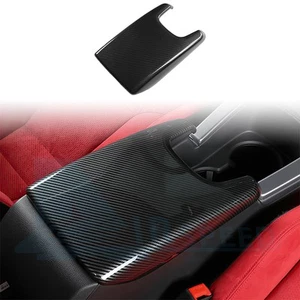 Central Armrest Box Trim Cover ABS Carbon Fiber Print For Honda Civic 2022-2025 - Picture 1 of 8