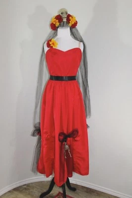 Jandi Clásicos Vudú Calavera Señorita Halloween Disfraz Vestido Juniors Talla 12 Foto 1 de 4