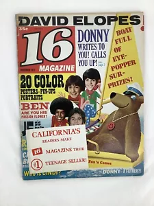 16 SIXTEEN teen magazine - OCT 1972 OSMONDS - MICHAEL JACKSON - Picture 1 of 4