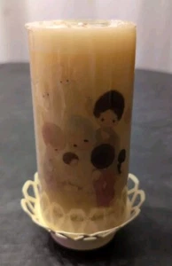 Vtg 1981 PRECIOUS MOMENTS Come Let Us Adore Him Nativity Candle & Stand E-7069 - Picture 1 of 12