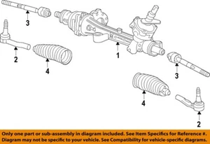 GM OEM 14-23 Bolt EUV Steering Gear Linkage-Inner Tie Rod 42353792 - Bild 1 von 1