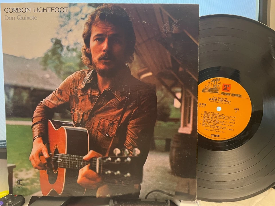 GORDON LIGHTFOOT "Don Quixote" LP NM/NM 1972 - Image 1 of 1
