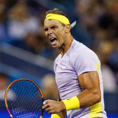 Nike Court Tennis Rafa Nadal Dri-Fit ADV Grand Slam Top DD8540 546 Violet Sz M - Image 1 of 4