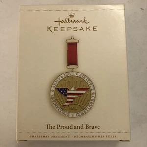Hallmark Keepsake Ornament The Proud and Brave Metal Armed Service Forces 2006 - Picture 1 of 6