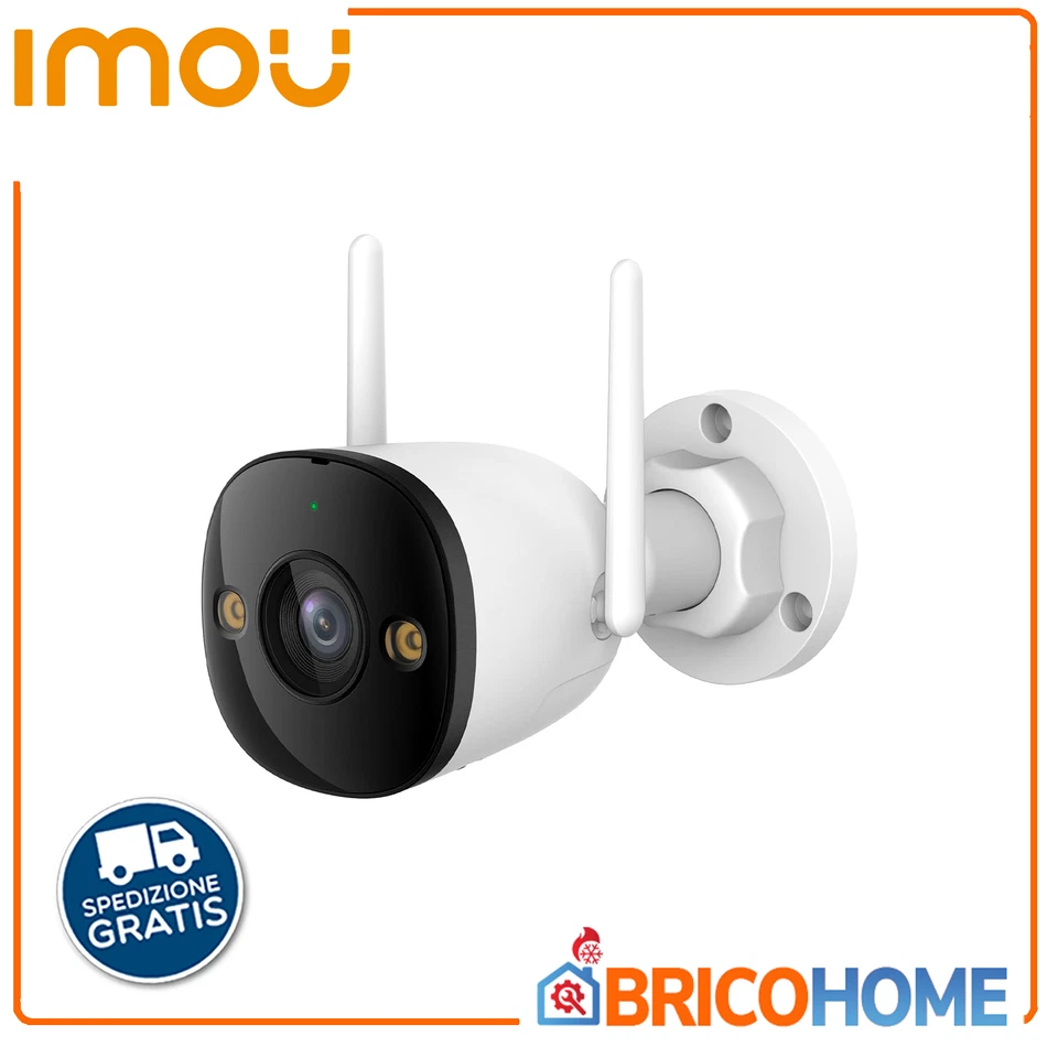 Imou Bullet 3 TELECAMERA DA ESTERNO 5MP/3K VISIONE NOTTURNA Colori WI-FI 6 IP67 - Immagine 1 di 1