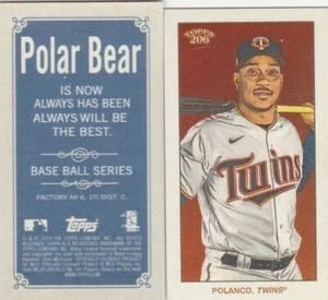 Jorge Polanco 2020 Topps 206 Series 2 Polar Bear Back Parallel Phillies PR=37 - Picture 1 of 1