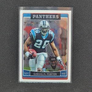 Tarjeta Foster 2006 Topps Chrome #92 DeShaun Carolina Panthers - Imagen 1 de 2