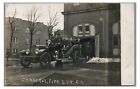 RPPC Firefighting Fire Dept Engine CONNEAUT OH Ohio Vintage Real Photo Postcard