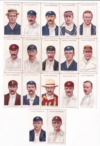 Diciassette carte CRICKET vintage del 1908 - Foto 1 di 2