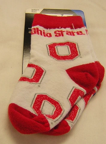 Ohio State Buckeyes Infant Socks FREE SHIPPING Cover