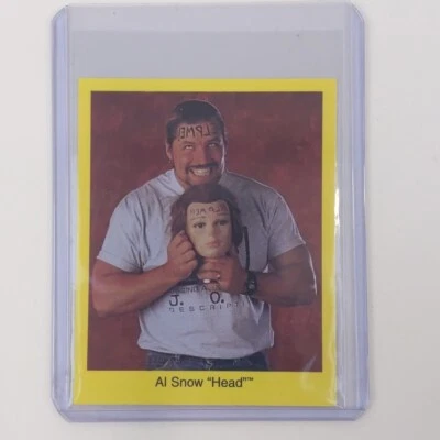 WWF Al Snow Head Wrestling Trading Card Vintage Superstar Collector Rare - Image 1 of 2