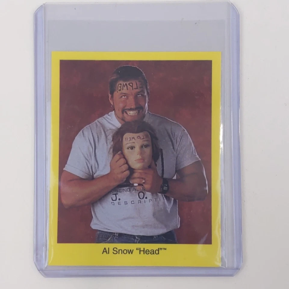 WWF Al Snow Head Wrestling Trading Card Vintage Superstar Collector Rare - Image 1 of 2
