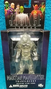 DC Direct Justice League JLA Alex Ross Serie 5 cazador de hombres marciano translúcido - Imagen 1 de 7