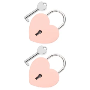 2 Sets Herzschloss Kind Mann Reisegepäckschlösser Kofferschlösser - Bild 1 von 12