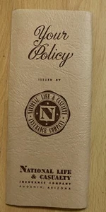 1951 National Life And Casualty Insurance Company Policy Document Arizona - Picture 1 of 4