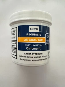 MG217 Alivio de múltiples síntomas 2% alquitrán de hulla medicado ungüento para psoriasis tarro oz, 4 OZ - Imagen 1 de 2