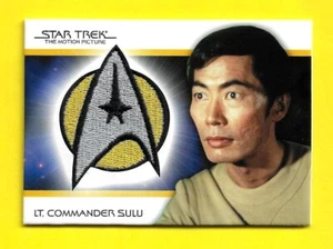 2010 The Quotable Star Trek Movies Bridge crew Patch PC6 Lt. Sulu #165/250 - Picture 1 of 3