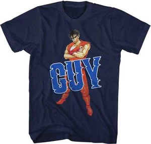 Final Fight Guy Waiting For Fight Capcom Video Game Men's T Shirt - Picture 1 of 5