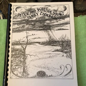 Peter And Martha Young Family Cookbook 1987 Paperback Plastic Spine genealogy  - Bild 1 von 11
