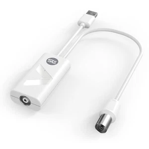 SLX TV Aerial Signal Booster 1-Way USB Powered Amplifier with 4G/5G Filter New - Picture 1 of 5