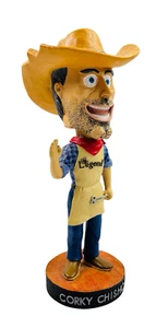 Muñeca Corky Chisholm Bobblehead Padre del País Filete Frito La Leyenda 2005 - Imagen 1 de 12