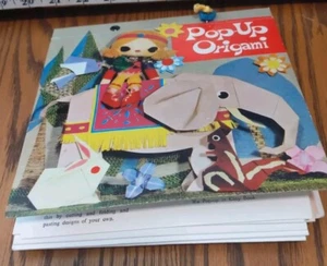 Pop-Up Origami Book by Tatsuo Miyawaki Biken-Sha Japan 1962 w/ Patterns&Pop-Ups - Picture 1 of 8