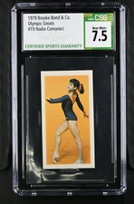 1979 BROOKE BOND Olympic Greats #19 NADIA COMANECI  CSG 7.5 NM+