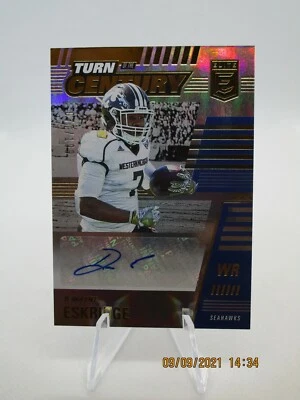 2021 Donruss Elite Turn Of The Century Dwayne Eskridge Auto /199 - Image 1 of 2