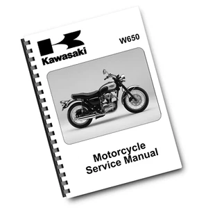 KAWASAKI MOTORCYCLE W650 - EJ650 SERVICE MANUAL 1999 TO 2006 MODELS - Picture 1 of 3