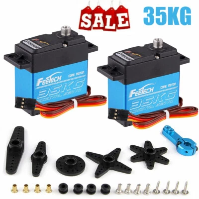 2Full Metal Gear 35KG Digital Servo 25T Servoarm mit hohem Drehmoment für RC-Car - Bild 1 von 4