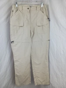 L.L.Bean Convertible Pants Womens Sz.S Reg-nylon-Tan/Khaki-Supplex O CFL3 - Picture 1 of 8