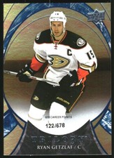 2015-16 Upper Deck Trilogy Rainbow Blue #1 Ryan Getzlaf /678 