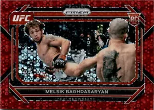 2023 Panini Prizm UFC #77 Melsik Baghdasaryan Red Disco /99 - Picture 1 of 2