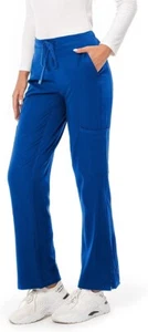 Womens Blue Scrubs Pants Pull on Sz SMALL - Picture 1 of 7