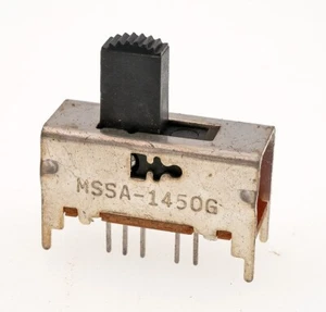 TE Connectivity Alco MSSA-1450G SP4T 20VAC/VDC 0.4W Slide Switch - Picture 1 of 3